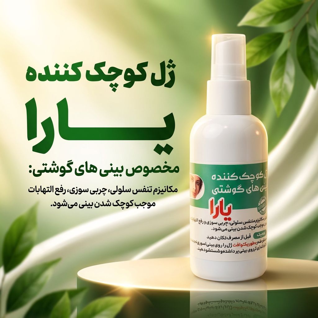 ژل کوچک کننده بینی (جوابدهی بی نظیر) مخصوص بینی های گوشتی