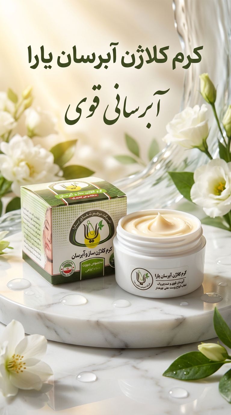 کرم کلاژن و آبرسان عالی پوست